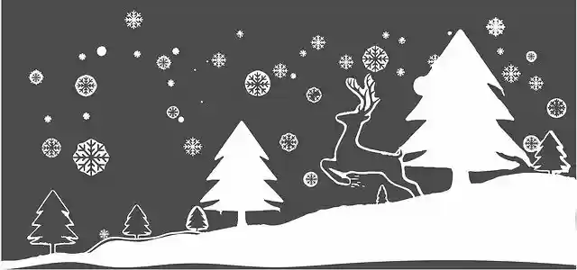 Free download Snows Reindeer Christmas free illustration to be edited with GIMP online image editor