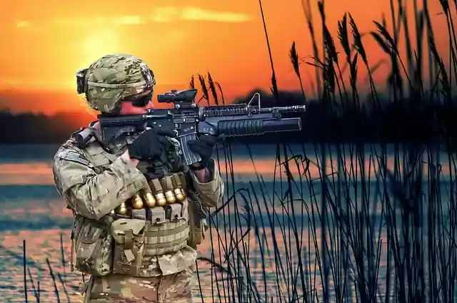 Free download soldier lake fighter gun free picture to be edited with GIMP free online image editor