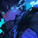 Solo Leveling Blue Eyes Live Wallpaper  screen for extension Chrome web store in OffiDocs Chromium