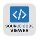 Source Code Viewer  screen for extension Chrome web store in OffiDocs Chromium