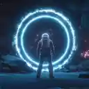 Space Portal Blue Live Wallpaper  screen for extension Chrome web store in OffiDocs Chromium