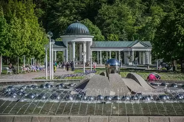 Free download Spa Fountain Architecture -  free photo or picture to be edited with GIMP online image editor