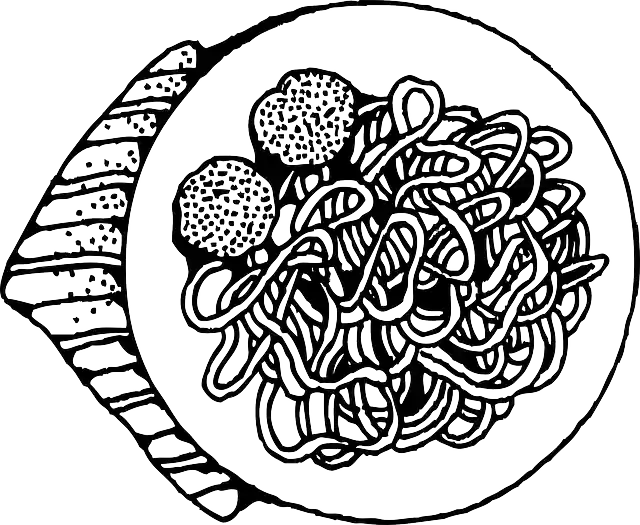 Free download Spaghetti Italian Meatballs - Free vector graphic on Pixabay free illustration to be edited with GIMP free online image editor
