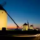 Spanish Windmills at Dusk  screen for extension Chrome web store in OffiDocs Chromium
