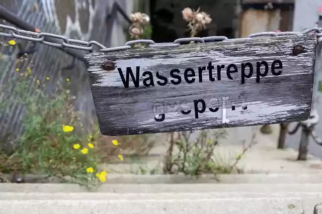 Free download Speicherstadt Stairs Shield -  free photo or picture to be edited with GIMP online image editor