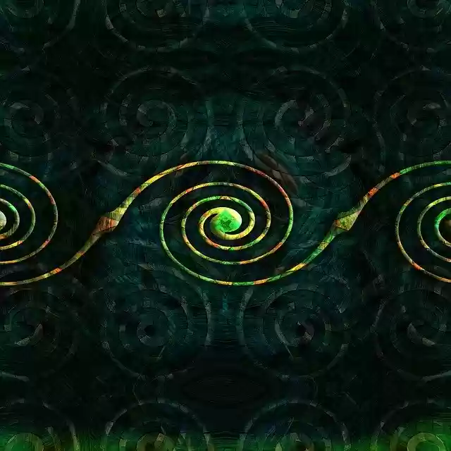 Free download Spiral Contrast Yellow -  free illustration to be edited with GIMP free online image editor