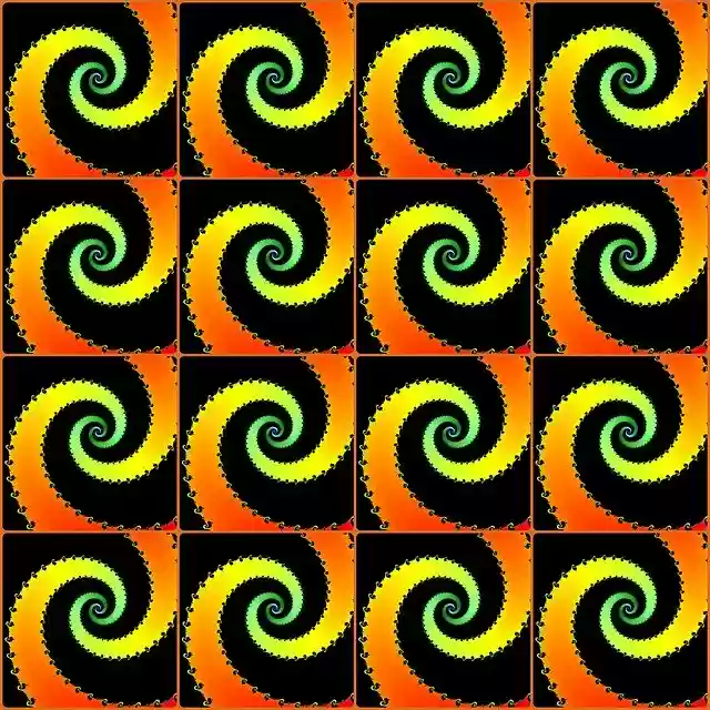 Free download Spiral Seamless Pattern -  free illustration to be edited with GIMP free online image editor