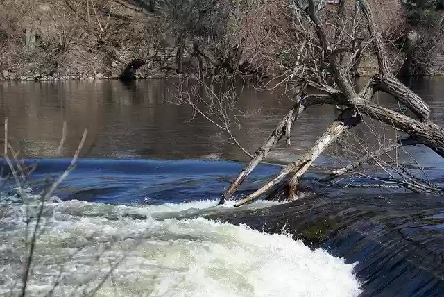 Free download Spring River Flooding Fast -  free photo or picture to be edited with GIMP online image editor