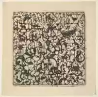 Free download Square Blackwork Design in Silhouette Style with Schweifwerk and Grotesque Figures free photo or picture to be edited with GIMP online image editor