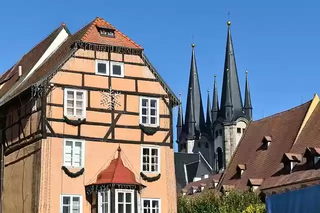 Free download Square House Cheb -  free photo or picture to be edited with GIMP online image editor