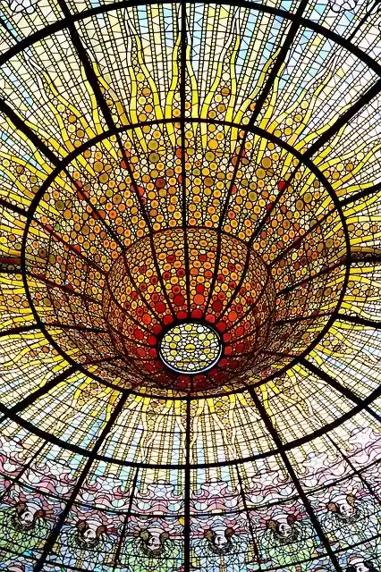 Free download Stained Glass Cupola -  free free photo or picture to be edited with GIMP online image editor