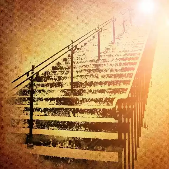 Free download Stairs Gradually Surreal -  free illustration to be edited with GIMP free online image editor