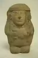 Free download Standing Ceramic Figure Holding Disk free photo or picture to be edited with GIMP online image editor