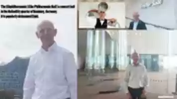 Free download Stan Lees Superhuman Super Brain Mind Force In The Elbphilharmonie free photo or picture to be edited with GIMP online image editor