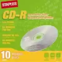 Free download Staples - 700 MB CD-R label free photo or picture to be edited with GIMP online image editor