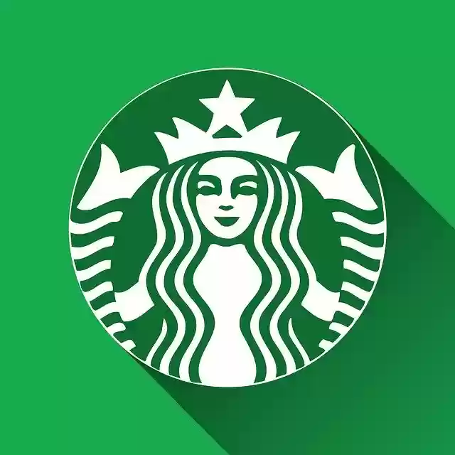 Free download Starbucks Logo Long Shadow -  free illustration to be edited with GIMP free online image editor