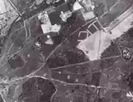 Free download STAR FISH DECOY SITE, Black Down, Somerset, Aerial Image, 1940, Copyright Expired free photo or picture to be edited with GIMP online image editor