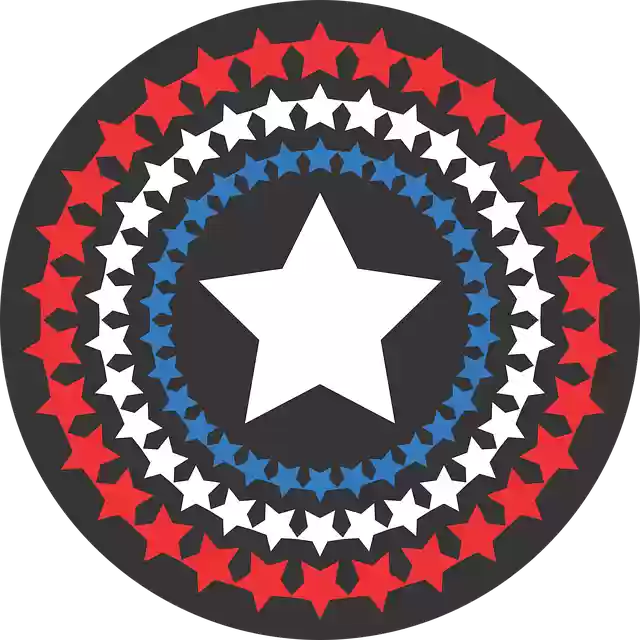 Free download Stars Circle Of Red White - Free vector graphic on Pixabay free illustration to be edited with GIMP free online image editor