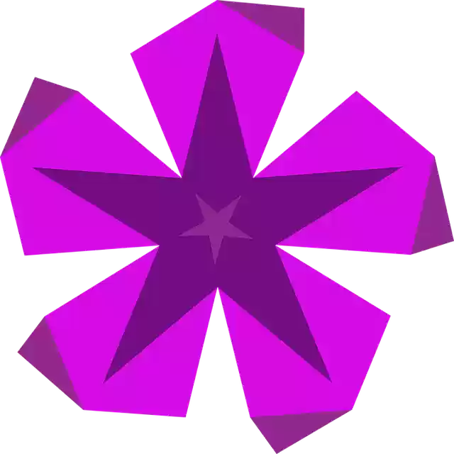Free download Star Violet Purple Flower -  free illustration to be edited with GIMP free online image editor