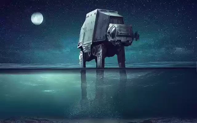 GIMPで編集できる無料のオンライン画像エディタ「スターウォーズ」の宇宙SF画像を無料でダウンロード