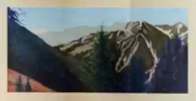 Free download Stas Korolov, Mountains, Oil On Canvas On Wood, 240x 122 Cm ( 3 Panels), 2014 free photo or picture to be edited with GIMP online image editor