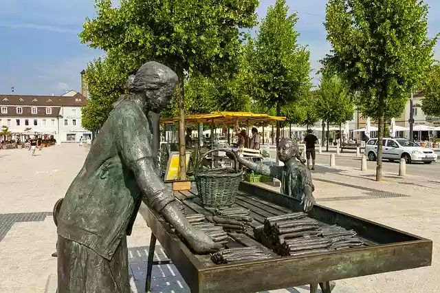 Free download Statue Asparagus Schwetzingen -  free photo or picture to be edited with GIMP online image editor