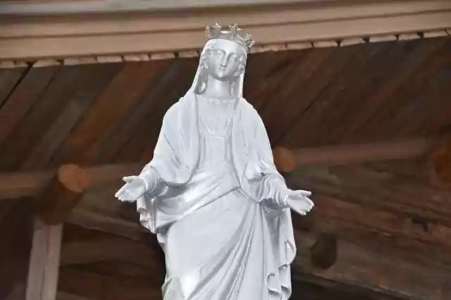 Free download Statue Mary Holy Virgin Religious -  free photo or picture to be edited with GIMP online image editor