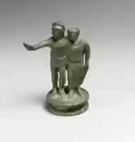 Free download Statuette of a man and woman free photo or picture to be edited with GIMP online image editor
