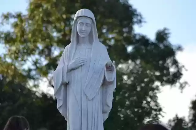 Free download Statue Virgin Mary -  free free photo or picture to be edited with GIMP online image editor