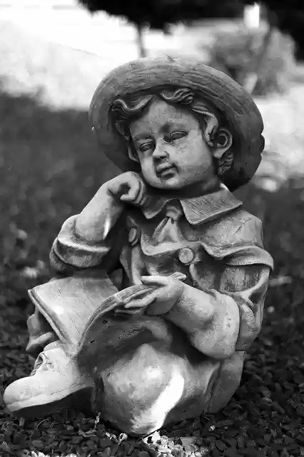 Free download Stature Boy Stone -  free photo or picture to be edited with GIMP online image editor