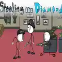 Stealing The Diamond Simulator Game  screen for extension Chrome web store in OffiDocs Chromium