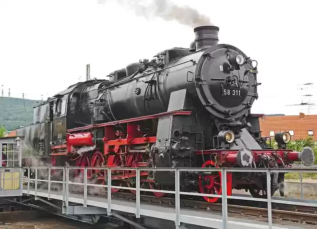 Free download steam locomotive hub railroad free picture to be edited with GIMP free online image editor