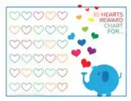 Free download sticker chart you can print free photo or picture to be edited with GIMP online image editor