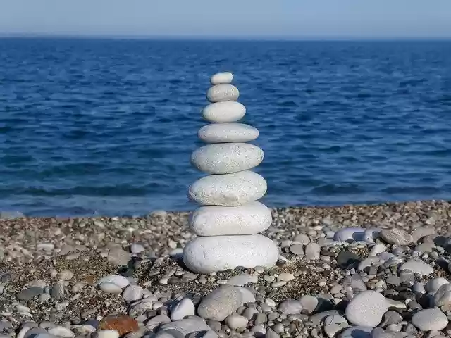 Free download Stones Cairns Stand -  free photo or picture to be edited with GIMP online image editor