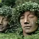 Stone statues and nature  screen for extension Chrome web store in OffiDocs Chromium