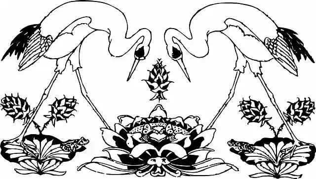 Free download Stork Bird Decoration -  free illustration to be edited with GIMP free online image editor