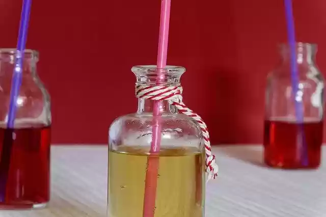 Free download Straw Plastic Bottles -  free photo or picture to be edited with GIMP online image editor