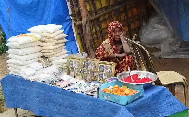 Free download Street Vendor Selling -  free free photo or picture to be edited with GIMP online image editor