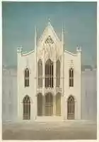 Free download Study for a Library (front elevation) free photo or picture to be edited with GIMP online image editor