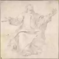 Free download Study for Christ as Mediator free photo or picture to be edited with GIMP online image editor