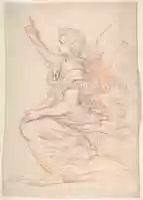 Free download Study for the Archangel Gabriel free photo or picture to be edited with GIMP online image editor