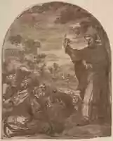 Free download St. Vincent Ferrer Preaching free photo or picture to be edited with GIMP online image editor