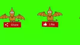 Free download Subscribe Green Screen Like -  free video to be edited with OpenShot online video editor