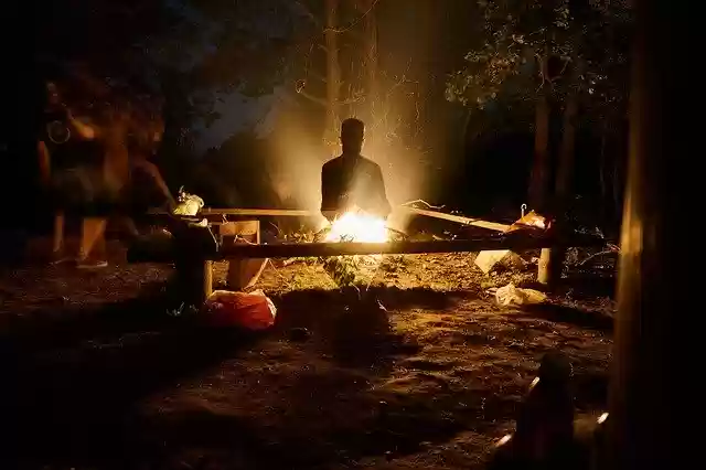 Free download Summer Ghost Campfire -  free free photo or picture to be edited with GIMP online image editor