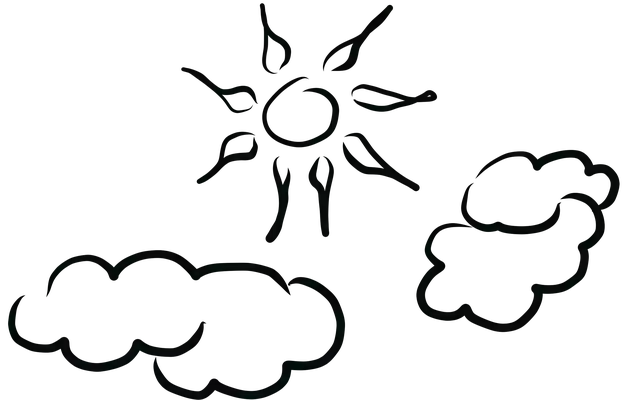 Free download Sun Clouds Sunny Day Cloudy free illustration to be edited with GIMP online image editor