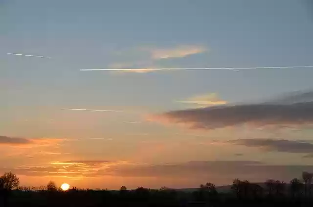 دانلود رایگان قالب عکس رایگان Sun Morning Sky برای ویرایش با ویرایشگر تصویر آنلاین GIMP