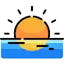 Sunrise Backgrounds  screen for extension Chrome web store in OffiDocs Chromium