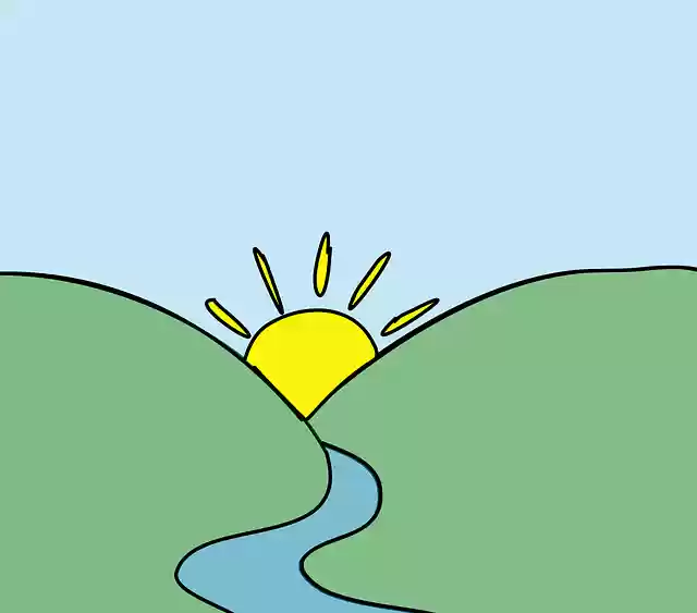 Free download Sunrise Dawn - Free vector graphic on Pixabay free illustration to be edited with GIMP free online image editor