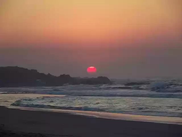 Free download Sunrise Lucien Beach Margate South -  free photo or picture to be edited with GIMP online image editor
