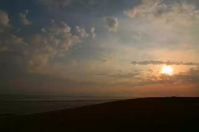 הורדה חינם Sun Sea Sunset - תמונה או תמונה בחינם לעריכה עם עורך התמונות המקוון של GIMP
